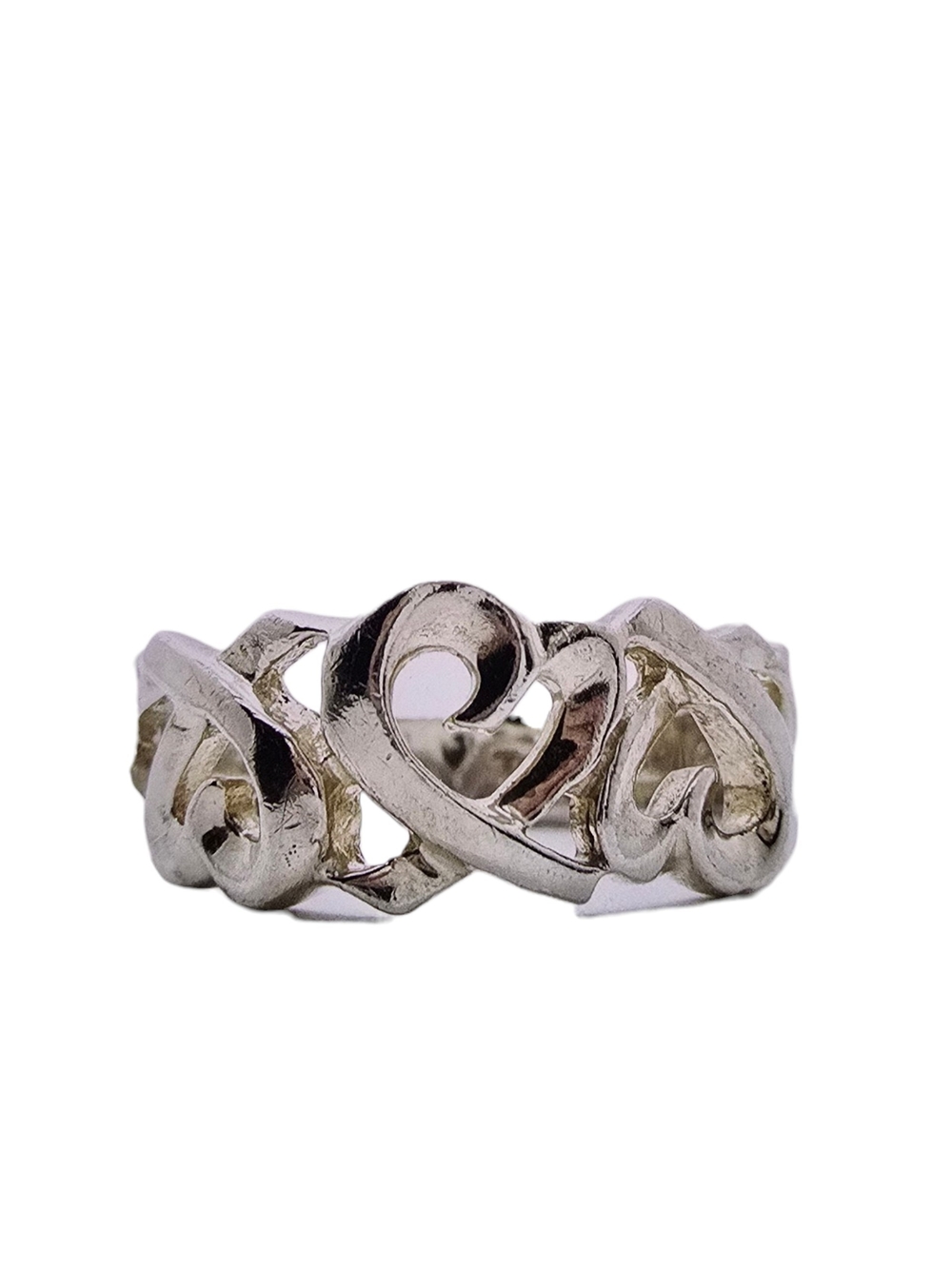 Tiffany✨ Paloma Picasso Sterling Silver Heart Vine Ring - Silver